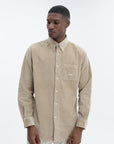 Drole De Monsieur Shirt Corduroy Beige