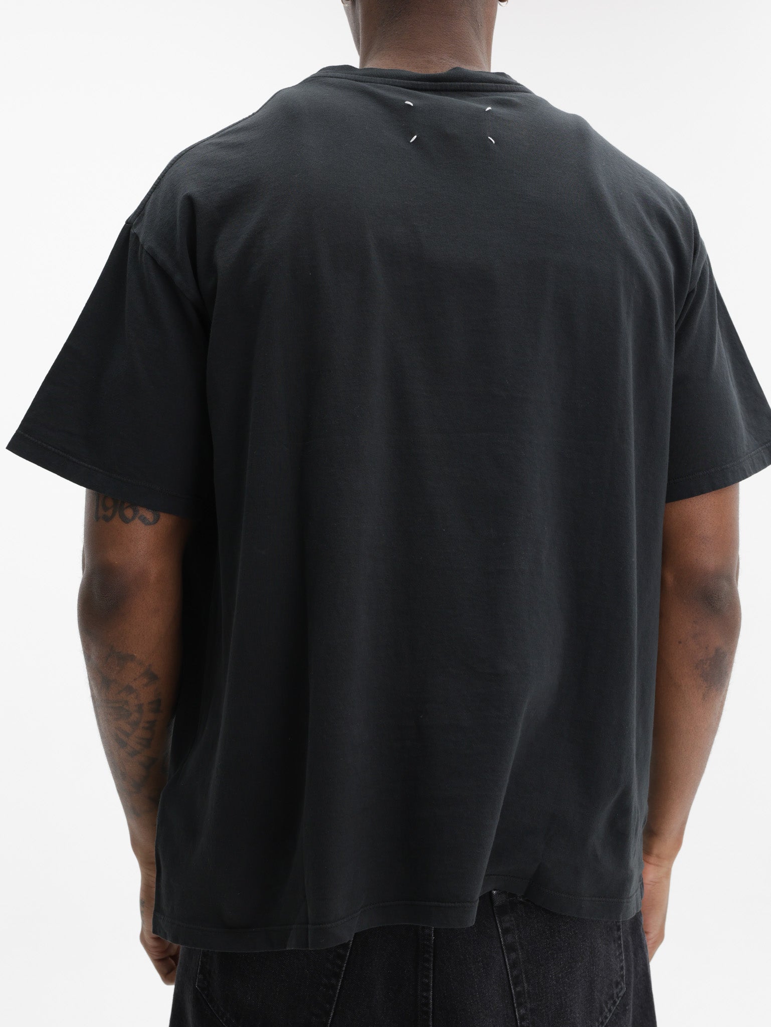 Maison Margiela T-Shirt Mm Logo Print Black