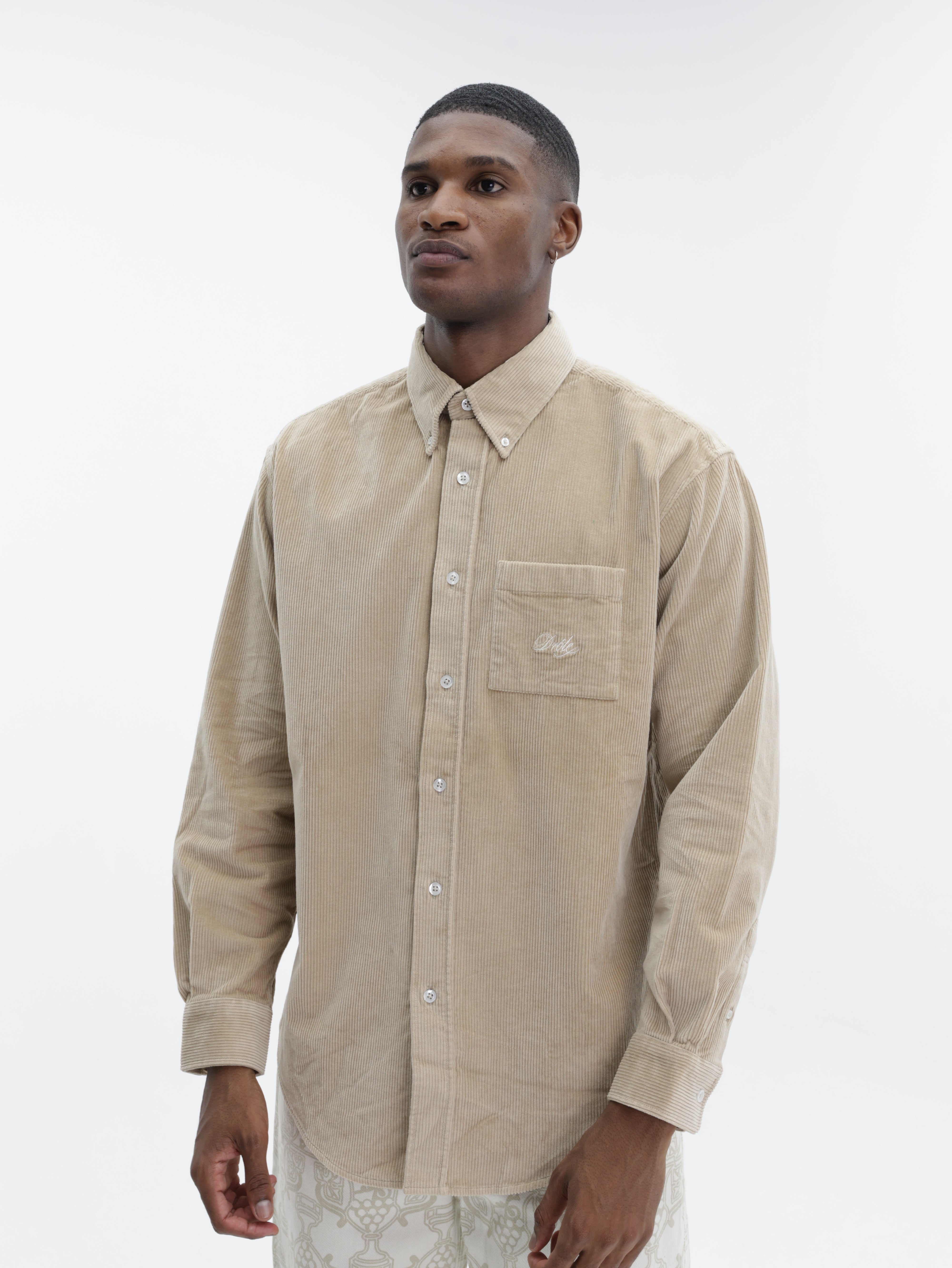 DELICIOUS CORDUROY SET UP デリシャツ サイズＬ Drole De Monsieur Shirt Corduroy Beige – AL Capone Premium