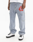 Ice-cream Jeans Western Denim Light Wash