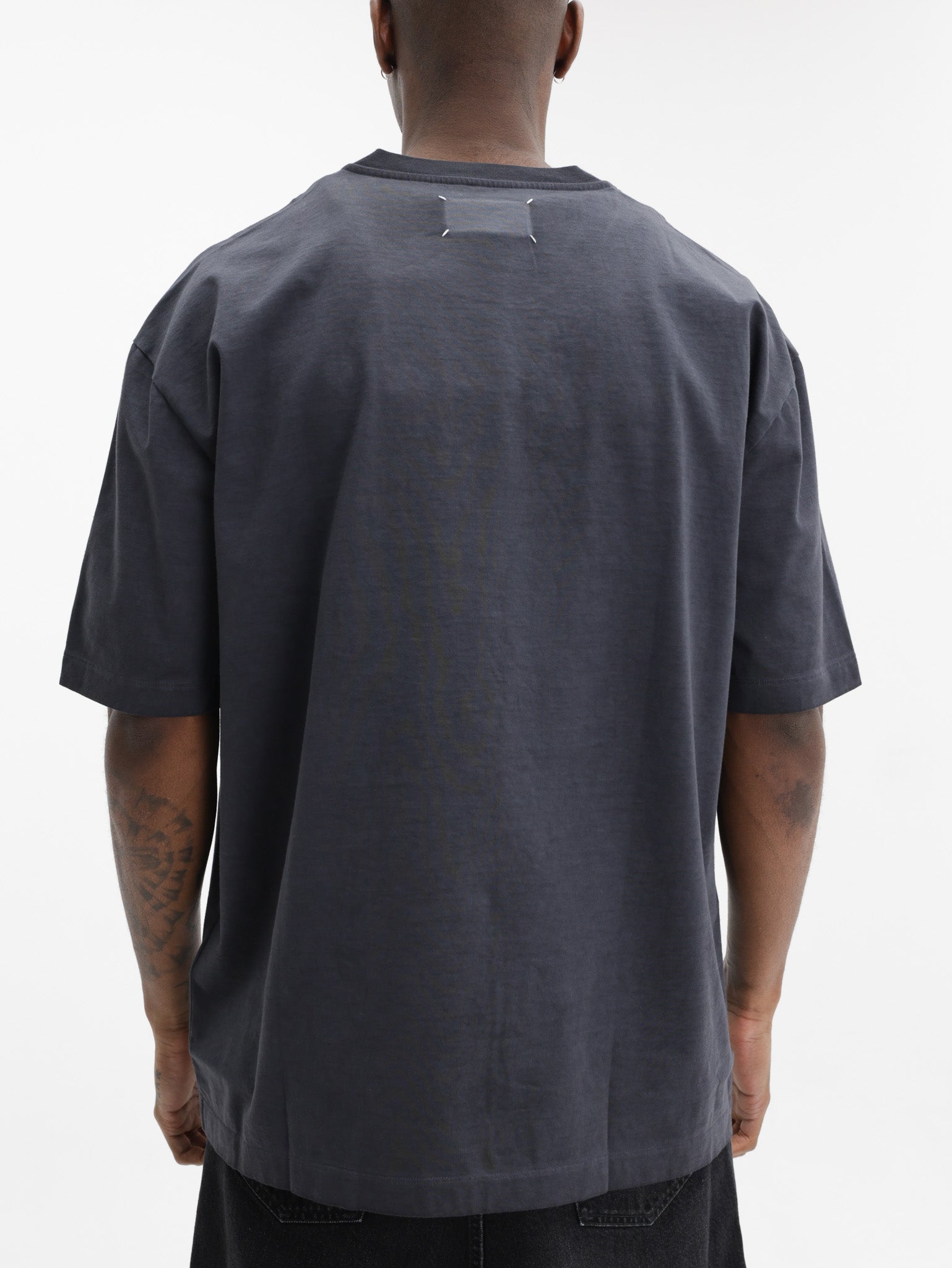Maison Margiela T-Shirt Plain Crewneck Charcoal