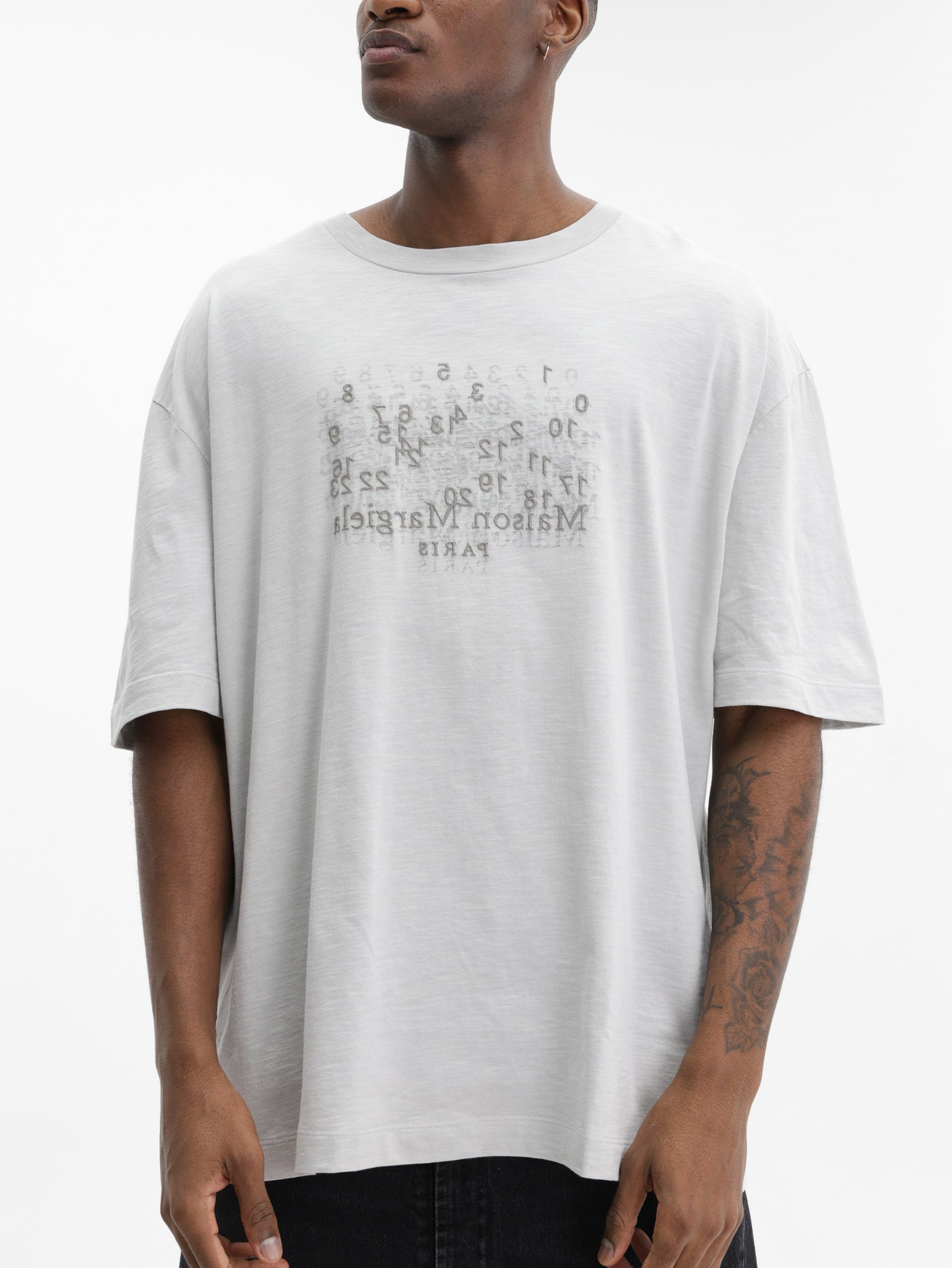 Maison Margiela T-Shirt Numbers Print White