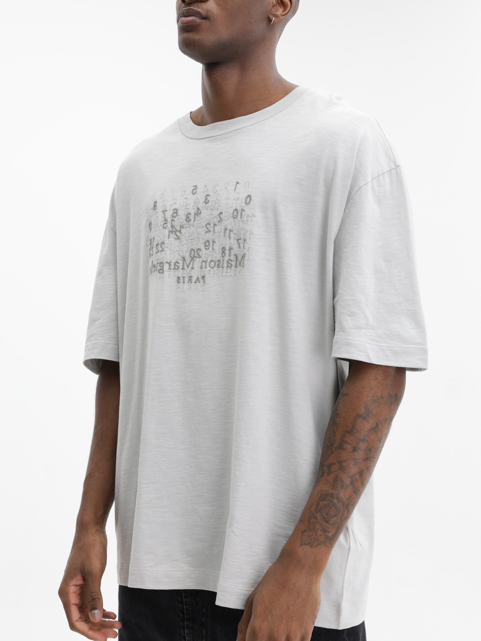 Maison Margiela T-Shirt Numbers Print White