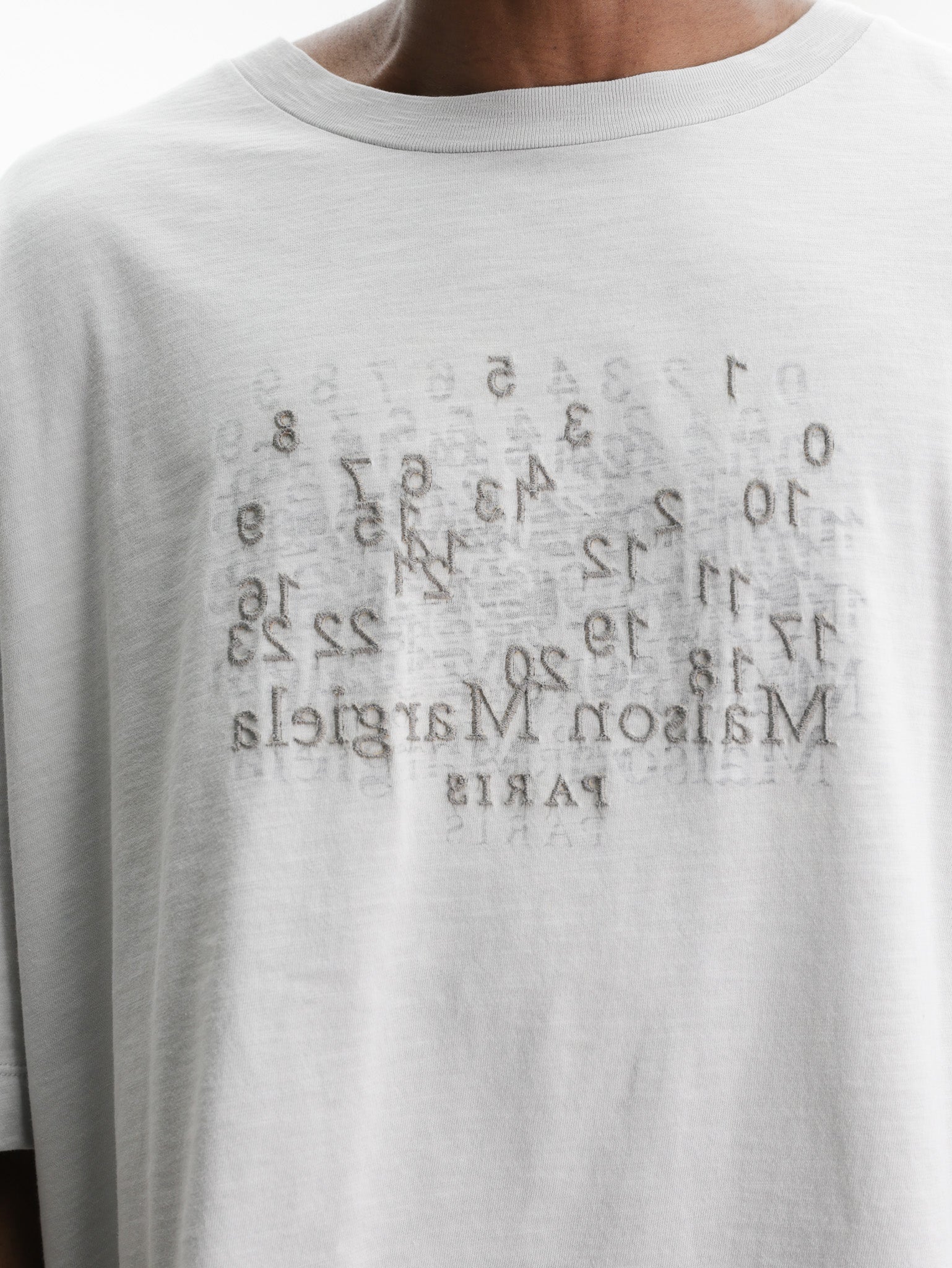 Maison Margiela T-Shirt Numbers Print White