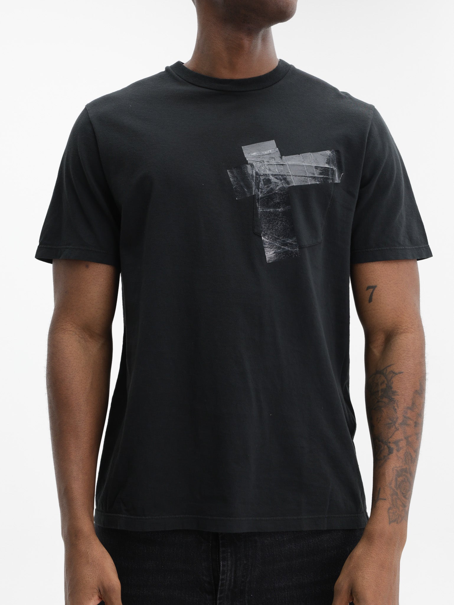 Maison Margiela T-Shirt Chest Print Black