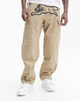Ice-cream Pants Spray Paint Dog Tan