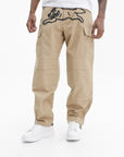 Ice-cream Pants Spray Paint Dog Tan
