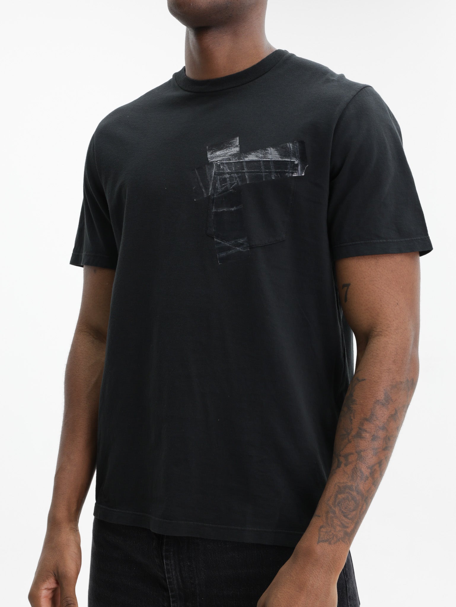 Maison Margiela T-Shirt Chest Print Black