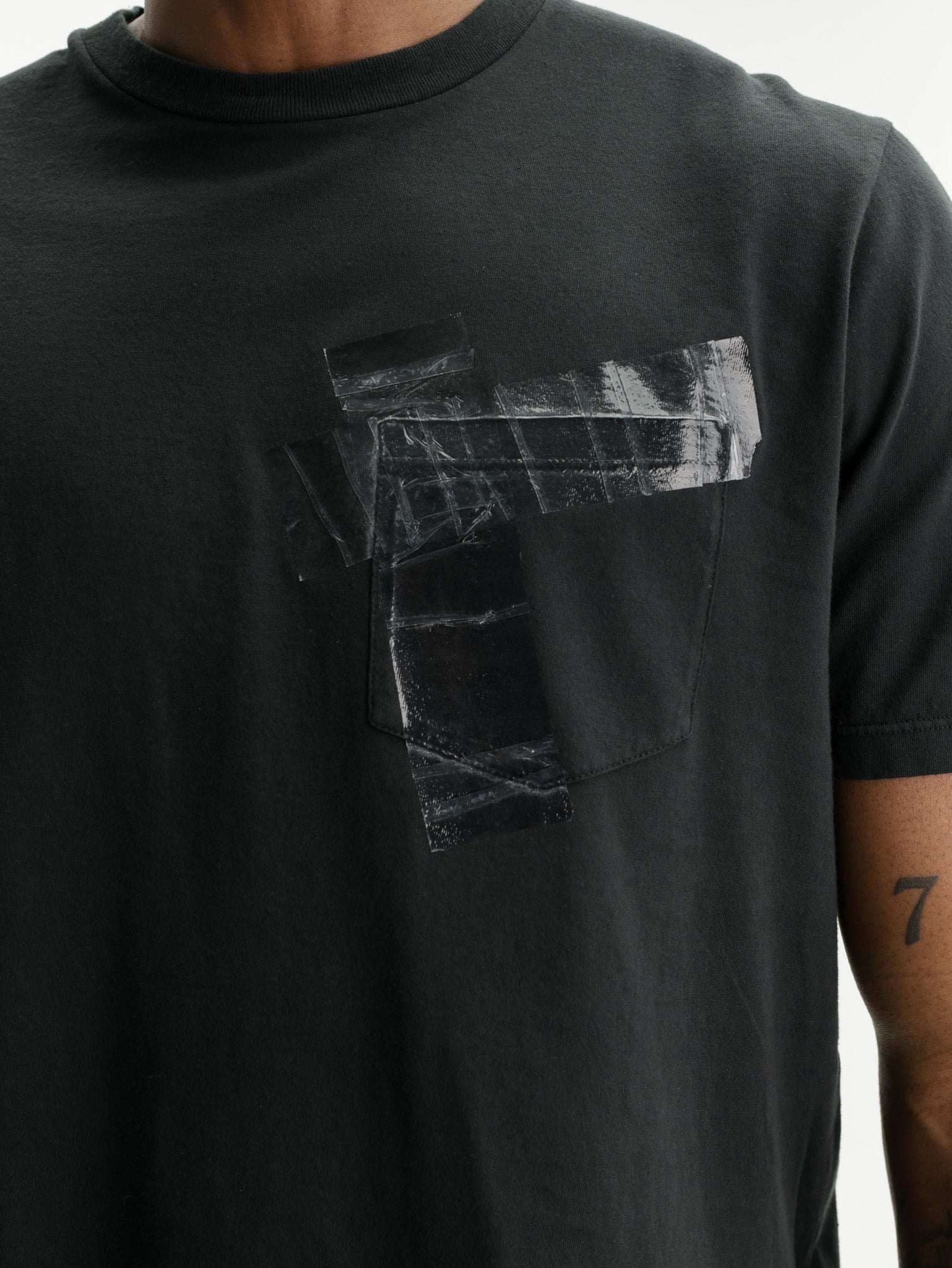 Maison Margiela T-Shirt Chest Print Black