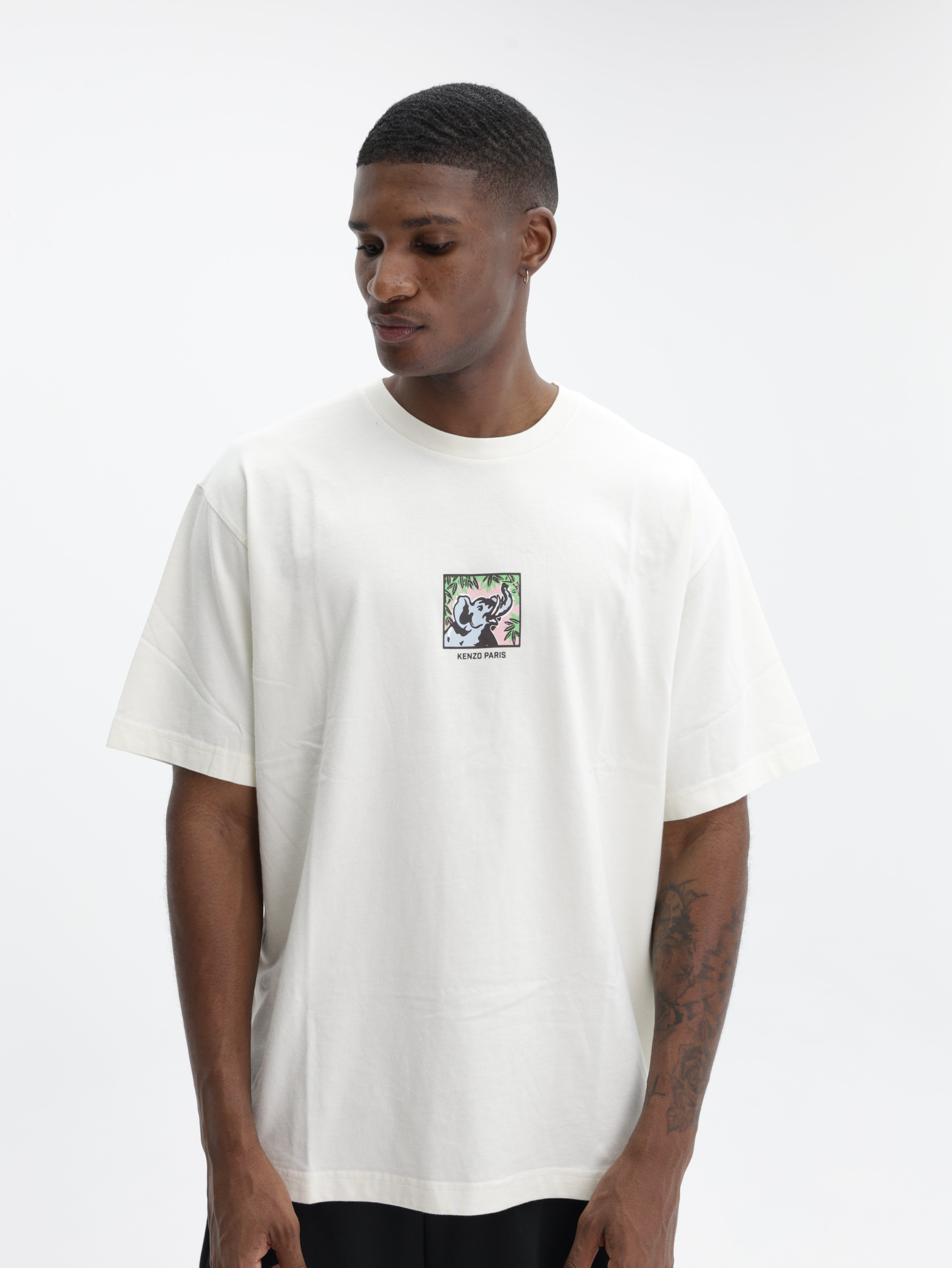 Kenzo T-Shirt Gots Jungle Ecru – AL Capone Premium