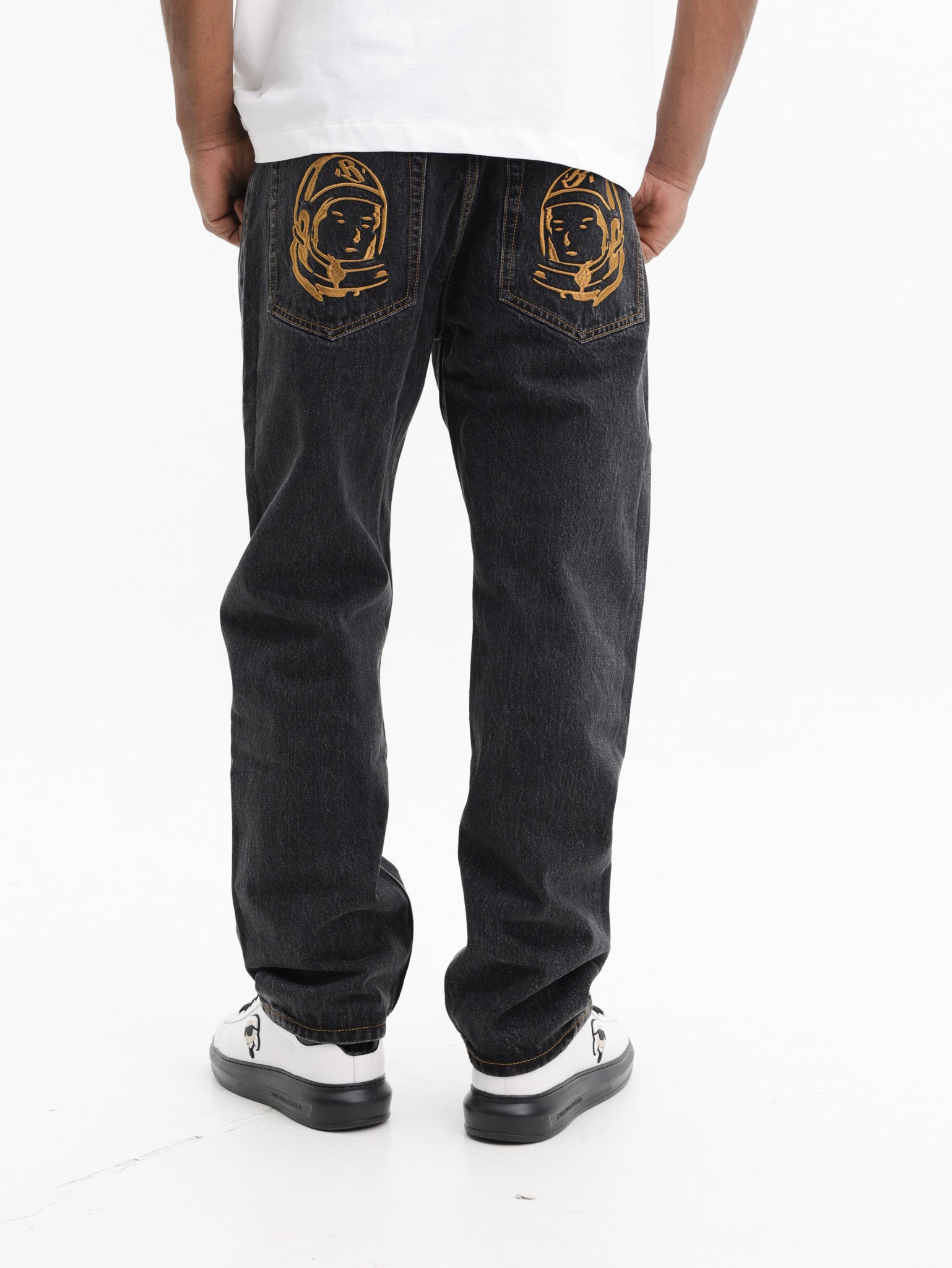 Billionaire Boys Club Pants Faded Arch Logo Black