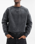 Maison Margiela Sweater Faded Crewneck Black
