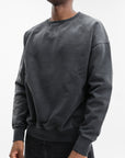 Maison Margiela Sweater Faded Crewneck Black