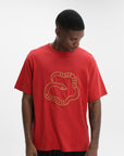 Kenzo T-Shirt Snake Gold-Red