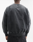 Maison Margiela Sweater Faded Crewneck Black
