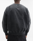 Maison Margiela Sweater Faded Crewneck Black