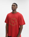 Kenzo T-Shirt Snake Gold-Red
