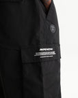 Aape Cargo Pants Pocket Logo Black