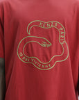Kenzo T-Shirt Snake Gold-Red