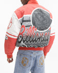 Billionaire Boys Club Jacket Stadium Bomber White/Red