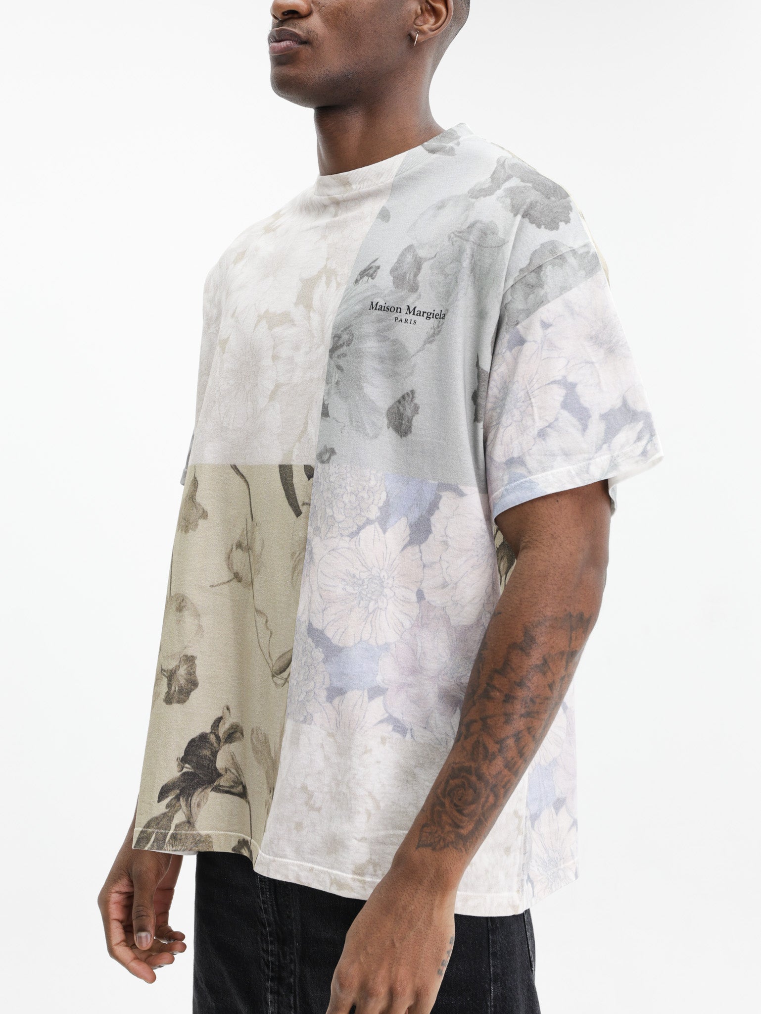 Maison Margiela T-Shirt All Over Print  Beige