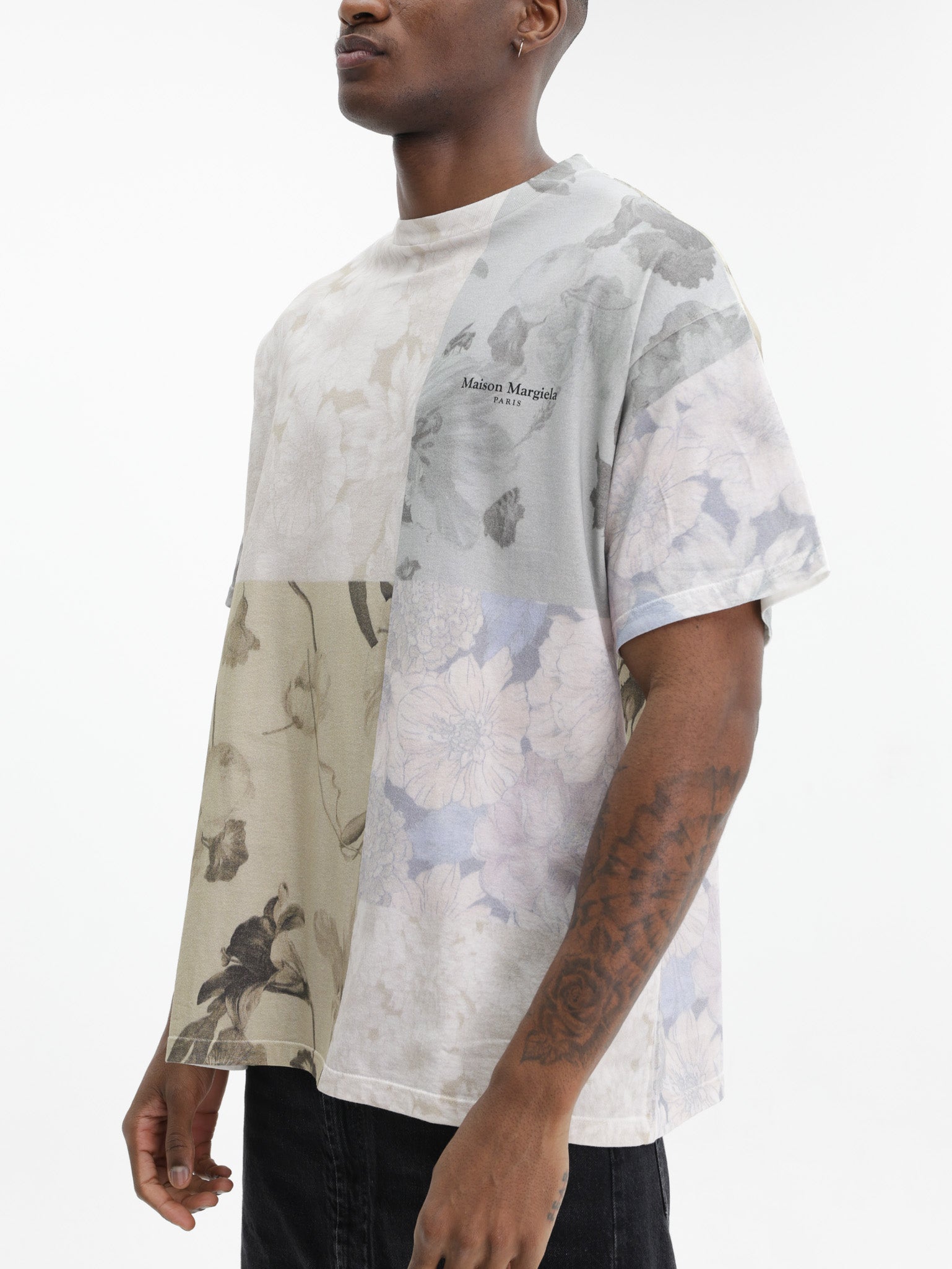 Maison Margiela T-Shirt All Over Print  Beige