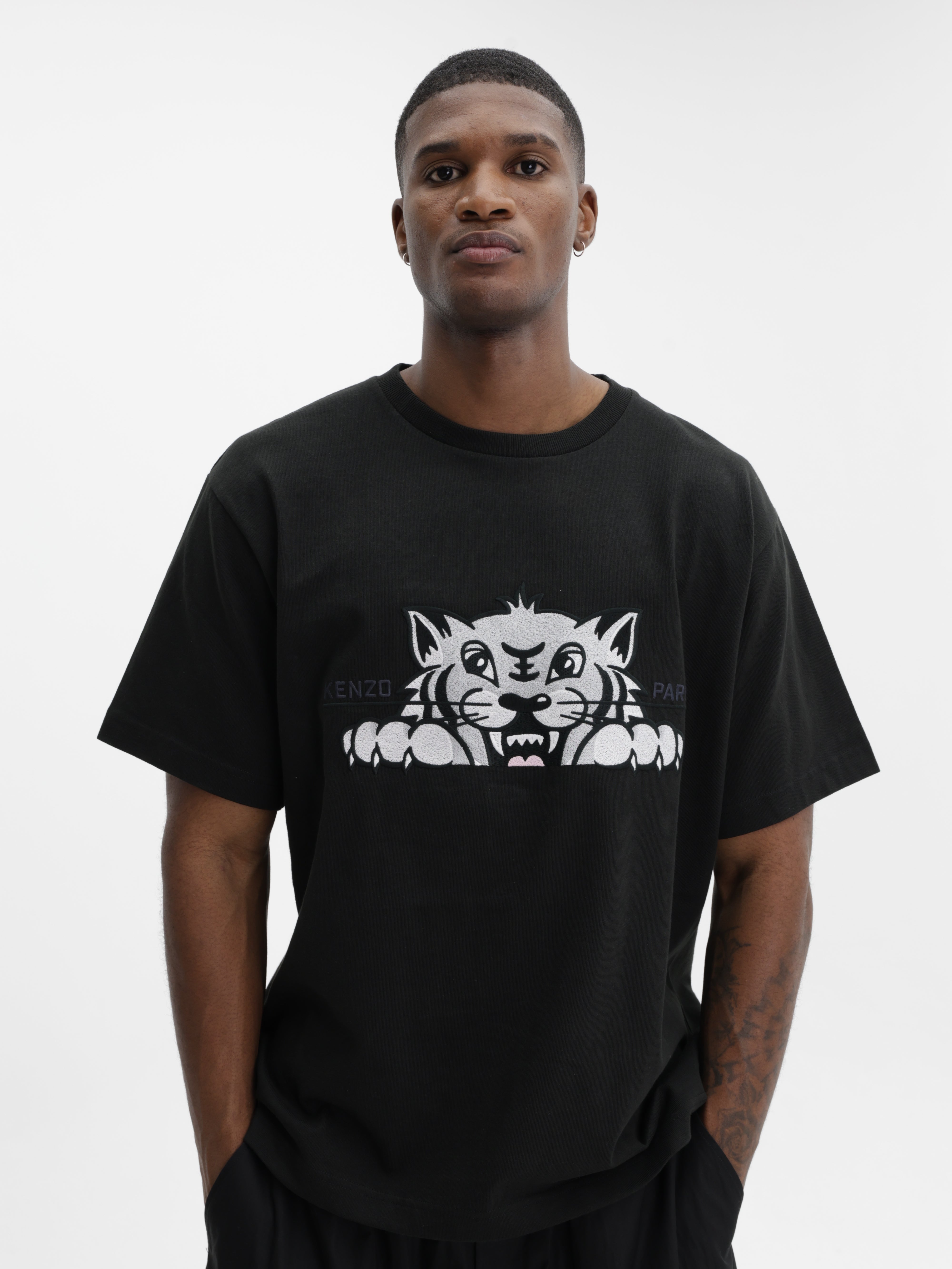 KENZO 寝袋 Kenzo T-Shirt Tiger Black – AL Capone Premium