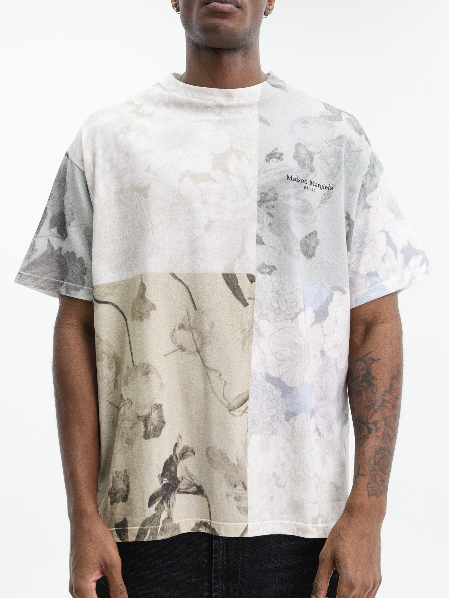 Maison Margiela T-Shirt All Over Print  Beige