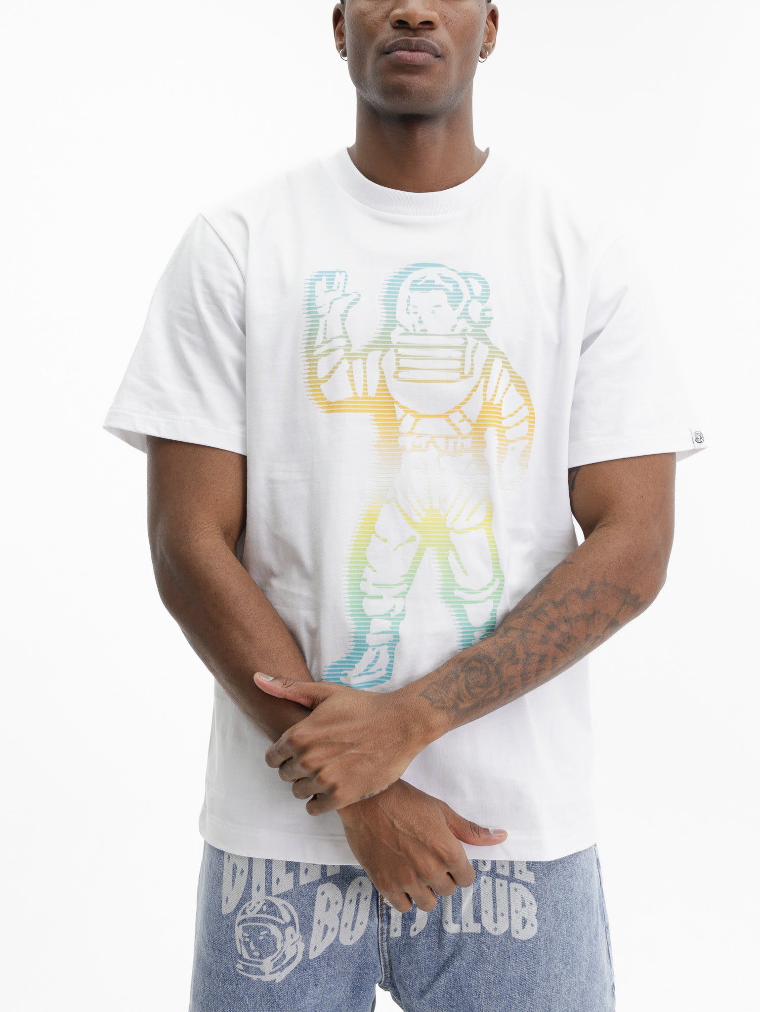 Billionaire Boys Club T-Shirt Astro Logo Print White