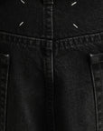 Maison Margiela Shorts Loose Thread Denim Black