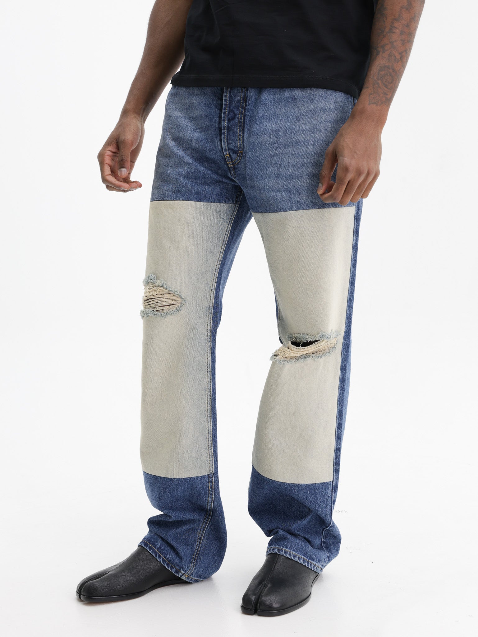 Maison Margiela Jeans 5 Pocket White Leg Denim