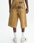 Aape Shorts Trade Mark Denim Light Beige