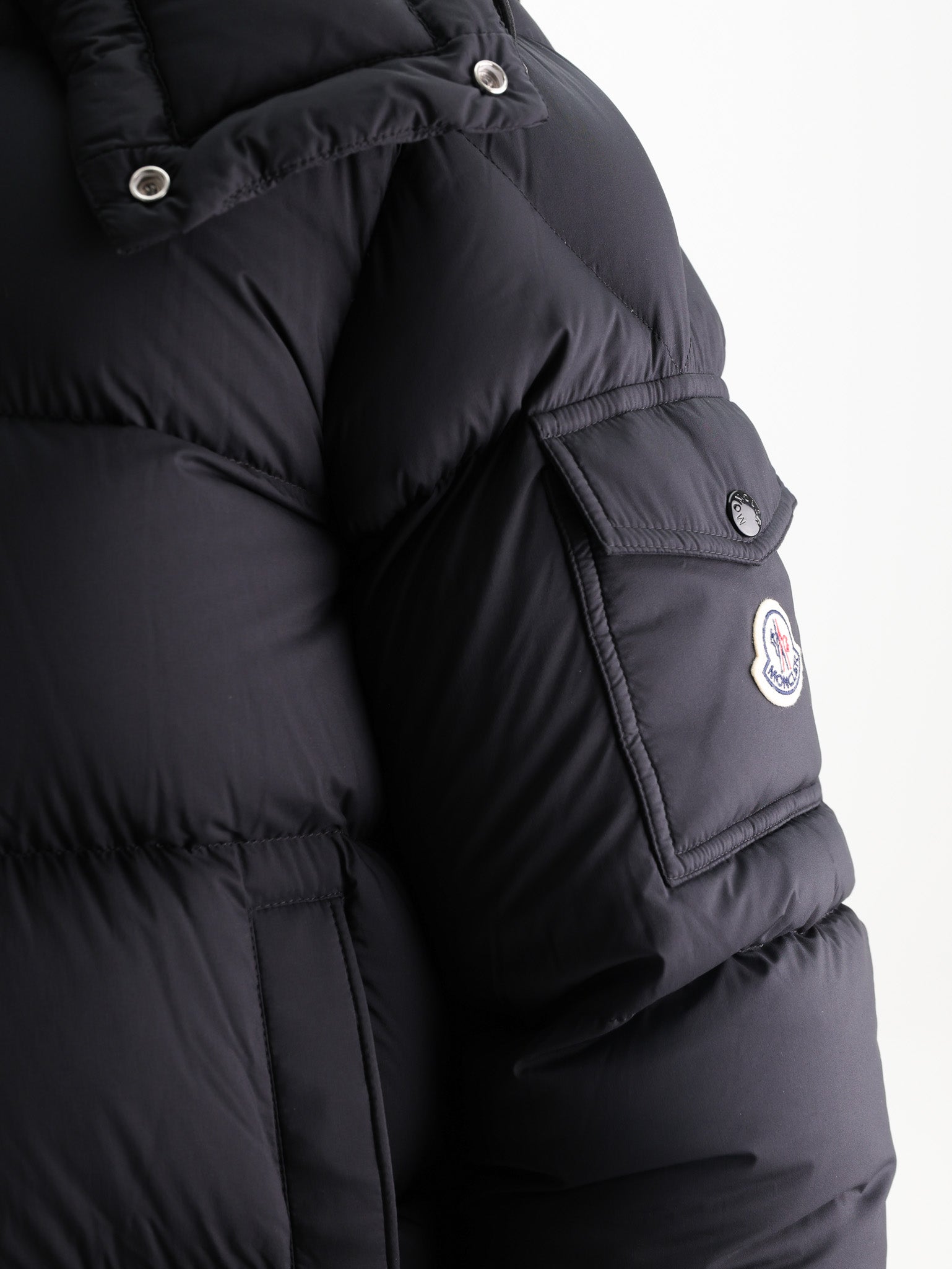 Moncler Jacket Maya Logo Black - AL Capone Premium