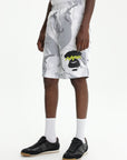 Aape Shorts Basic Logo White-Multi