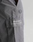 Aape Cargo Pants Pocket Logo Light Grey