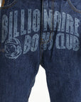 Billionaire Boys Club Shorts Bbc Print Denim Medium Wash