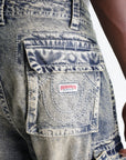 Big T Strap Cargo With Zip Elizabeth St Medium Wash