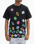 Billionaire Boys Club T-Shirt Diamonds Print Black