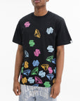 Billionaire Boys Club T-Shirt Diamonds Print Black