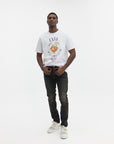 Casablanca T-Shirt Orange Mascot White
