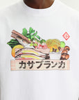 Casablanca T-Shirt Ingredients Print White