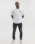 Casablanca T-Shirt Dragonfly Floral Oversize White