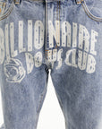 Billionaire Boys Club Pants Bbc Print Denim Light Wash