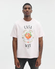 Casablanca T-Shirt Orange Mascot Pink