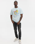Casablanca T-Shirt Manga Tennis Bll Print White