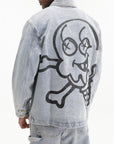 Ice-cream Jacket Cones & Bones Denim Light Wash