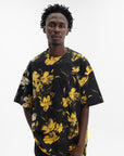 Jil Sander T-Shirt Floral Gold-Black