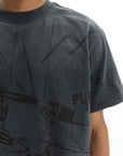 Purple T-Shirt Hwt  Black