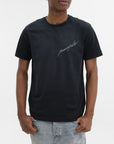 Purple T-Shirt Clean  Black