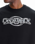 Casablanca T-Shirt Casa Chrome Black
